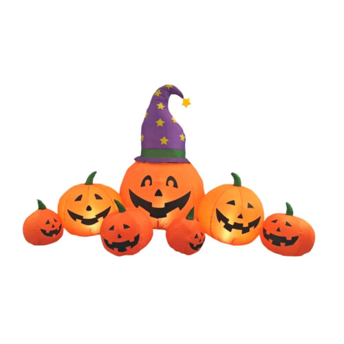 Halloween Inflatable Pumpkin Decoration with LED Lights 2