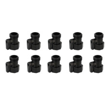 Válvula de Bola de Plástico para Manguera de Jardín, Compatible con Mangueras Estándar, Funcionamiento Sin Fugas para EE. UU.