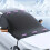 Premium Car Snow Cover - Magnetic Front Windshield Sunshade 6