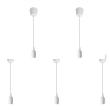 E27 Hanglamphouder Siliconen Eetkamer Hanglampvoet Plafond LED Lampvoet voor Keuken Eetkamer