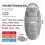 Thicken Warm Lightweight Sleeping Bag With Storage Bag - Cloudy Grey 5