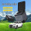 Portable Outdoor Toilet - Foldable and Movable (Grey) 8