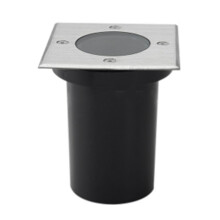 GU10 Underjordisk Lamphus Golvlampa Utomhus Markpunkt Landskap för GU10 Glödlampshölje Square