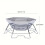 Foldable Stainless Steel Camping Charcoal Grill 3