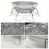 Foldable Stainless Steel Camping Charcoal Grill 5