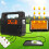 Portable Solar Searchlight: Outdoor Camping LED Light with Energy Storage 3
