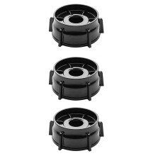 3St. 4902-003 Mixbecherboden für - und Osterizer-Mixer, Premium-Ersatzteile für -Mixer (Schwarz)