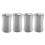 4X Small Toothpick Holder Dispenser Storage Organizer Stainless Steel (Silver) 1