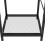 2-Tier End Table Nightstand with Storage Shelf - Rustic Brown+Black 5