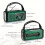 10000mAh Solar-Powered Emergency Radio with Flashlight 4