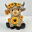 (A) Highland Cow Succulent Planter with Drainage 2