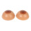 Silicone Boob Prosthesis, Round Shape, Concave Bottom, D Cup Brown 15