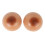 Silicone Boob Prosthesis, Round Shape, Concave Bottom, D Cup Brown 16