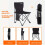 Portable Folding Steel Camping Chair with Backrest 5