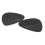 10 Pcs 0.7mm Black Felt Ukulele Picks 8