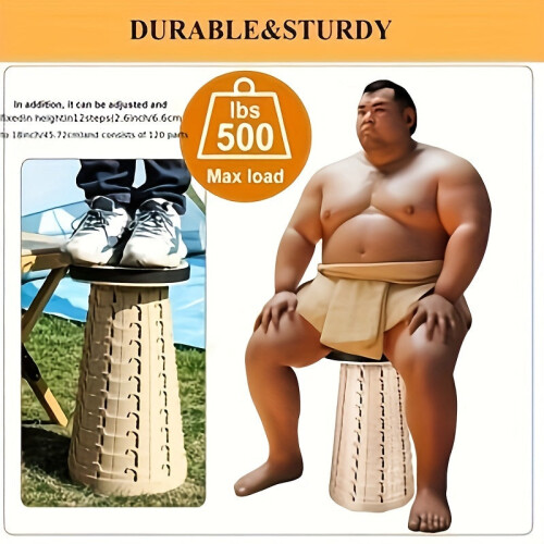 Ultra-Comfort Folding Stool with PU Cushion 1
