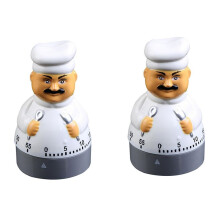 2X Temporizador de Ovo Despertador de Curto Prazo, 60 Minutos Temporizador de Cozinha Cozinhar Assar Temporizador Mecânico de Contagem Regressiva