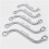 Car Dual Head Spanner Set - Adjustable Wrench Tool 10