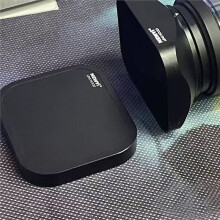 NEWYI Metal Square Camera Lens Hood 37/39/43/46mm with Lens Hood Cap for Etc. 43mm