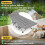 Folding Camp Cot with Mattress 5