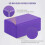 Yoga Block and Strap Set Soft Non-Slip Foam 4