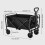 Foldable Utility Wagon with Side Pockets and Brakes 6