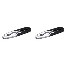 2X Notenkraker Heavy Duty Notenschelpopener Multifunctionele Walnotenkraker voor Walnoten, Hazelnoten, Amandelen, Pecannoten en Zeevruchten