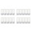 20 Pcs Replacement Inner Ceramic Filter Filter Elements for Faucet Water Purifier Kitchen Tap Washable Filtro Rust 1