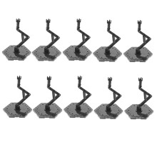10X Scaffale per Esposizione Modello, Espositore per Modello, Adatto per Supporto per Action Figure del Supporto per Modello Gundam e Display per