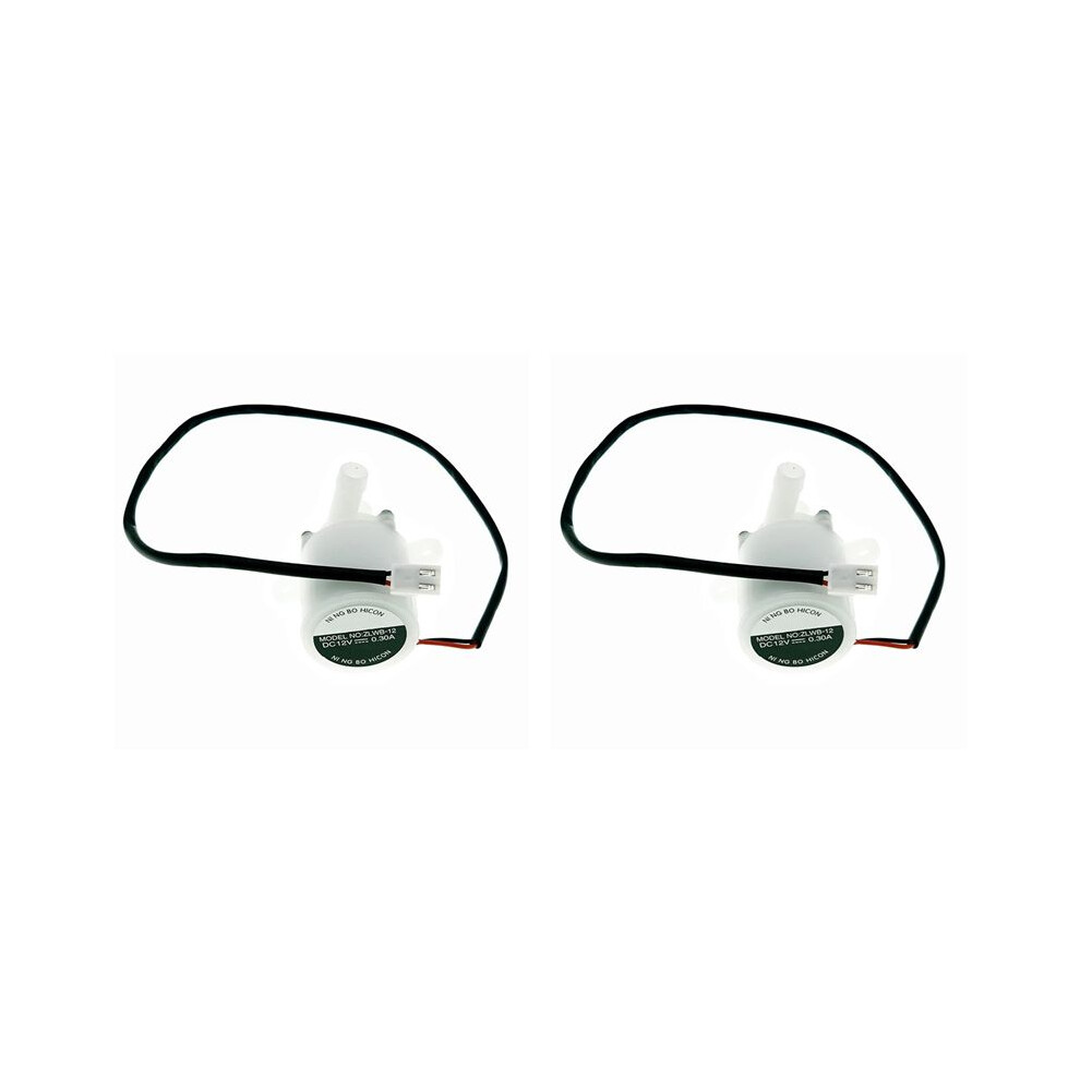 2X Zlwb-12 Hzb-12A/25Bf Household Small Ice Maker Water Pump For Hzb-50/Hzb-80/Hzb-13F Ice Maker Machine Dc12v 0.3A 4712572577854