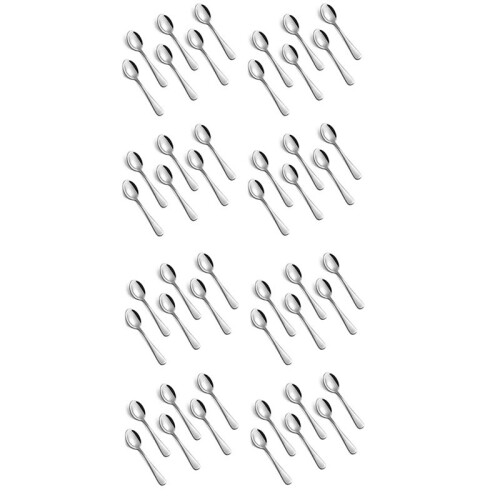 48 PeçAs de Colher de Café Expresso,  Colher de Café de AçO InoxidáVel de 4,7 Polegadas, Colher de Sobremesa