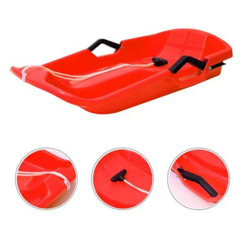 Solid Snow Sled – Durable Snow Speeder with Pull Rope 2