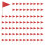 200 Pcs Solid Red Toothpick Flags Small  Plain Red Color Stick Cupcake Toppers Flags DIY Decoration 1