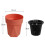 (Red) Hydroponic Self-Absorbent Vase for Healthy Plants 5