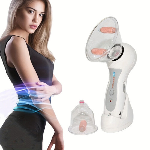 Portable Body Massage Vacuum Suction Cup(White) 2
