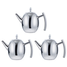 3X 2L Stainless Steel Teapot with Tea Strainer Teapot with Tea Infuser Teaware Sets Tea Kettle Infuser Teapot