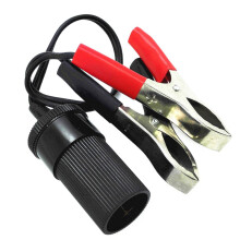 12V enchufe de encendedor de cigarrillos a pinzas de batería ExtCord