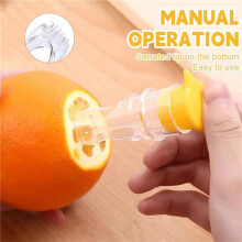 4X Lemon Squeezer, Screw Top Lemon Juicer, Lemon Squeezer Manual Plastic, Lemon Juicer, Juicer Compact Juice