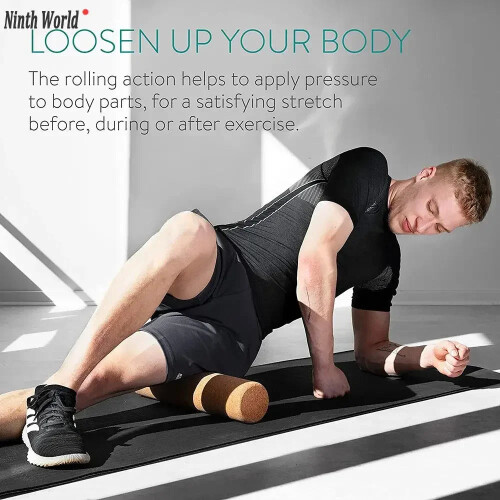 High-Density Natural Cork Yoga Pillar 2