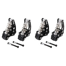 4X DIY Skateboard Spring Rear Bridge Skateboard Trucks Suspension 8Inch Long Board Suspension Spring Kit