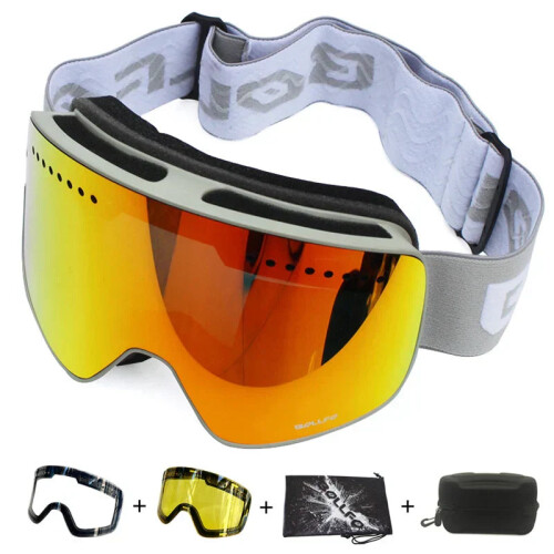 Magnetic Ski Goggles Double Layer Polarized Lens 2