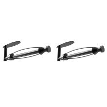 2X Paper Towel Holder Under Cabinet Wall Mount Paper Towel Holder with Damping Kitchen Under Counter Paper Towels Rack