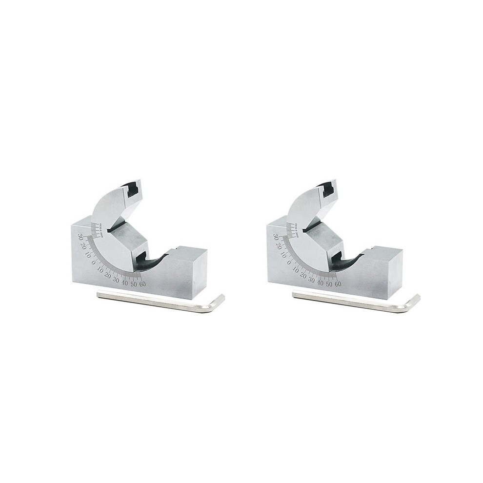 2X Adjustable Angle Gauge Precision Angle Cushion Gauge Grinding Machine Milling Machine Angle Cushion Block Ap25 V-Type 6031166242687