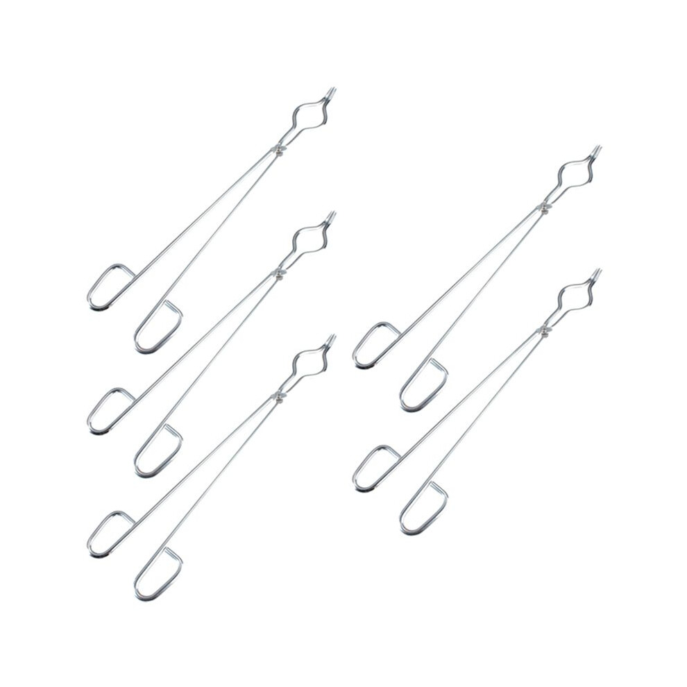 5Pcs 45Cm Stainless Steel Crucible Tong Clamp Graphite Melting Furnace Pliers Holder 4712208555164