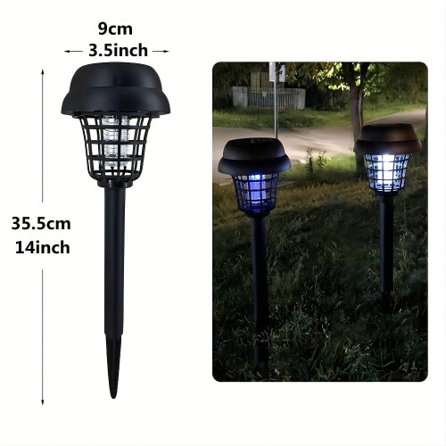 Solar Mosquito Killer Lights Outdoor UV Insect Repellent (4-Pack) 2