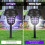 Solar Mosquito Killer Lights Outdoor UV Insect Repellent (4-Pack) 7