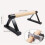 1 Pair Push-up Parallettes Bars(Black Beech Wood) 3