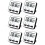 6X Kitchen Timer Count Down Count ,Multifunctional Alarm Clock,Desk Clock,Black 1