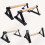 1 Pair Push-up Parallettes Bars(Black Beech Wood) 5