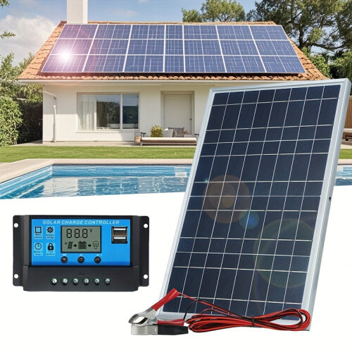 Outdoor Solar Power Generator with Detachable Controller 2